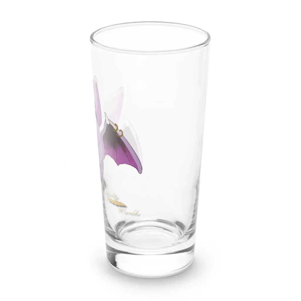 🦇水月黒羽ᙅ⩬のコウモリだもん!!!! Long Sized Water Glass :right