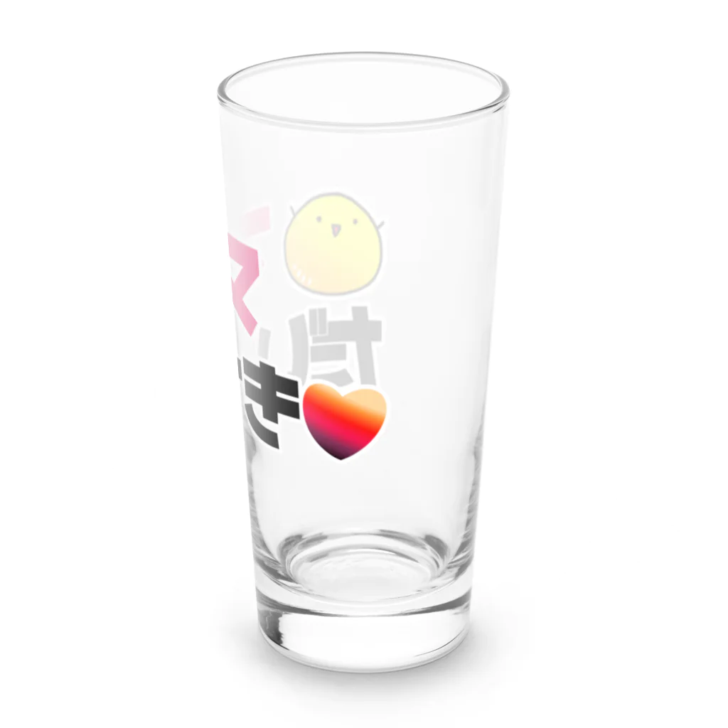 星野さん家のママだいすき（たくあんちゃん） Long Sized Water Glass :right