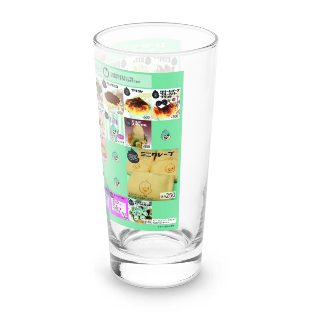 イケイケファミリーのSWEETS PARLOR DINO Long Sized Water Glass :right