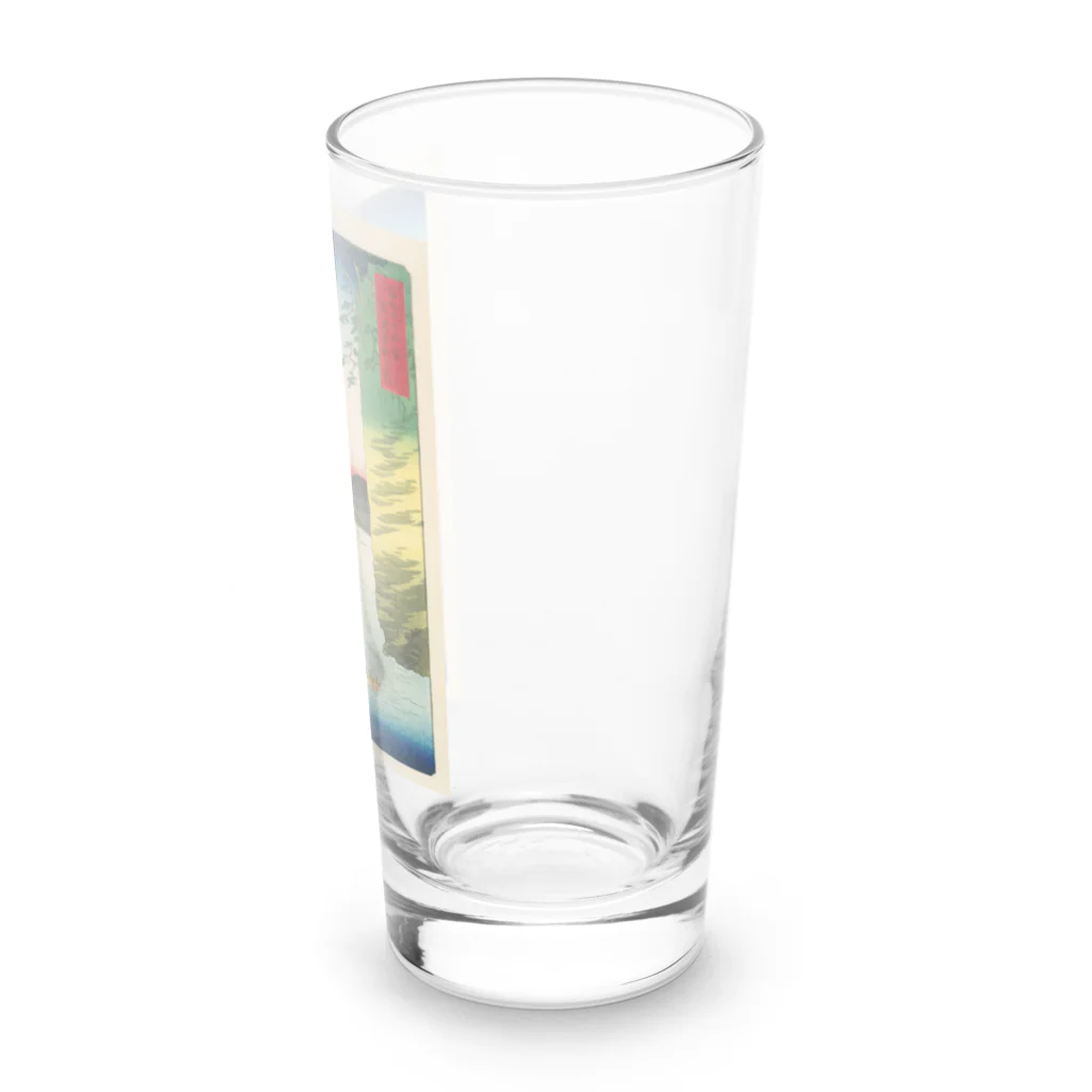 浮世絵屋の広重「冨二三十六景⑯　武蔵本牧のはな」歌川広重の浮世絵 Long Sized Water Glass :right