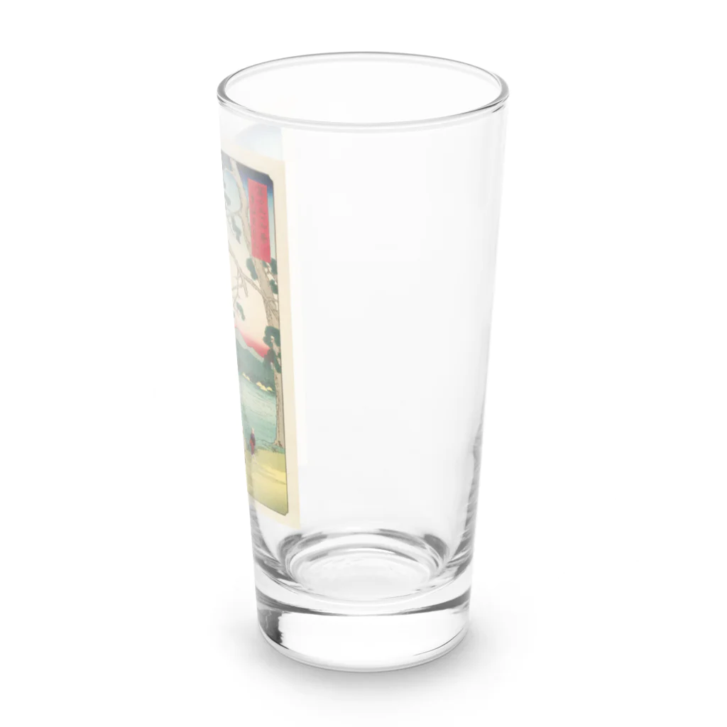 浮世絵屋の広重「冨二三十六景㉕　東海堂左り不二」歌川広重の浮世絵 Long Sized Water Glass :right