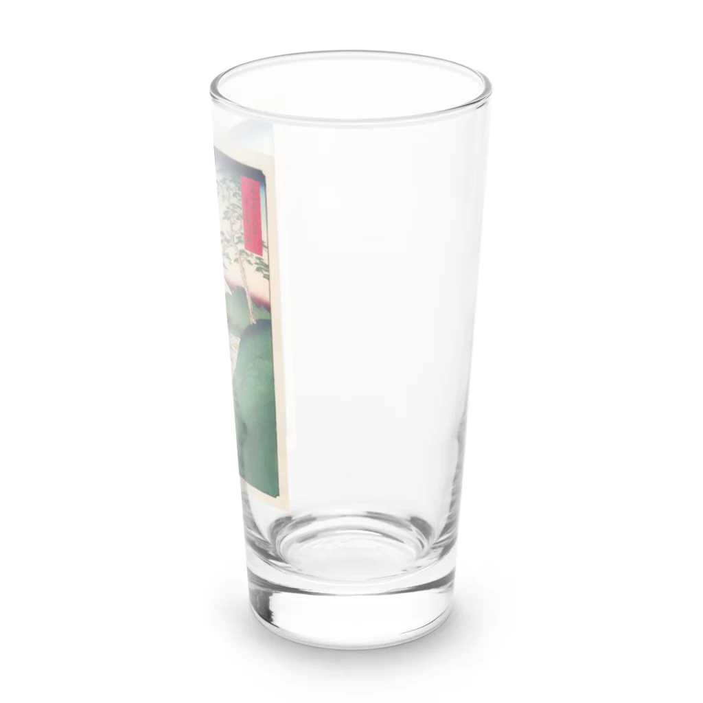 浮世絵屋の広重「冨二三十六景㉚　甲斐御坂越 」歌川広重の浮世絵 Long Sized Water Glass :right