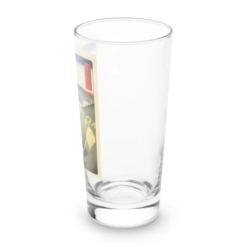 浮世絵屋の広重「冨二三十六景㉜　甲斐犬目峠」歌川広重の浮世絵 Long Sized Water Glass :right