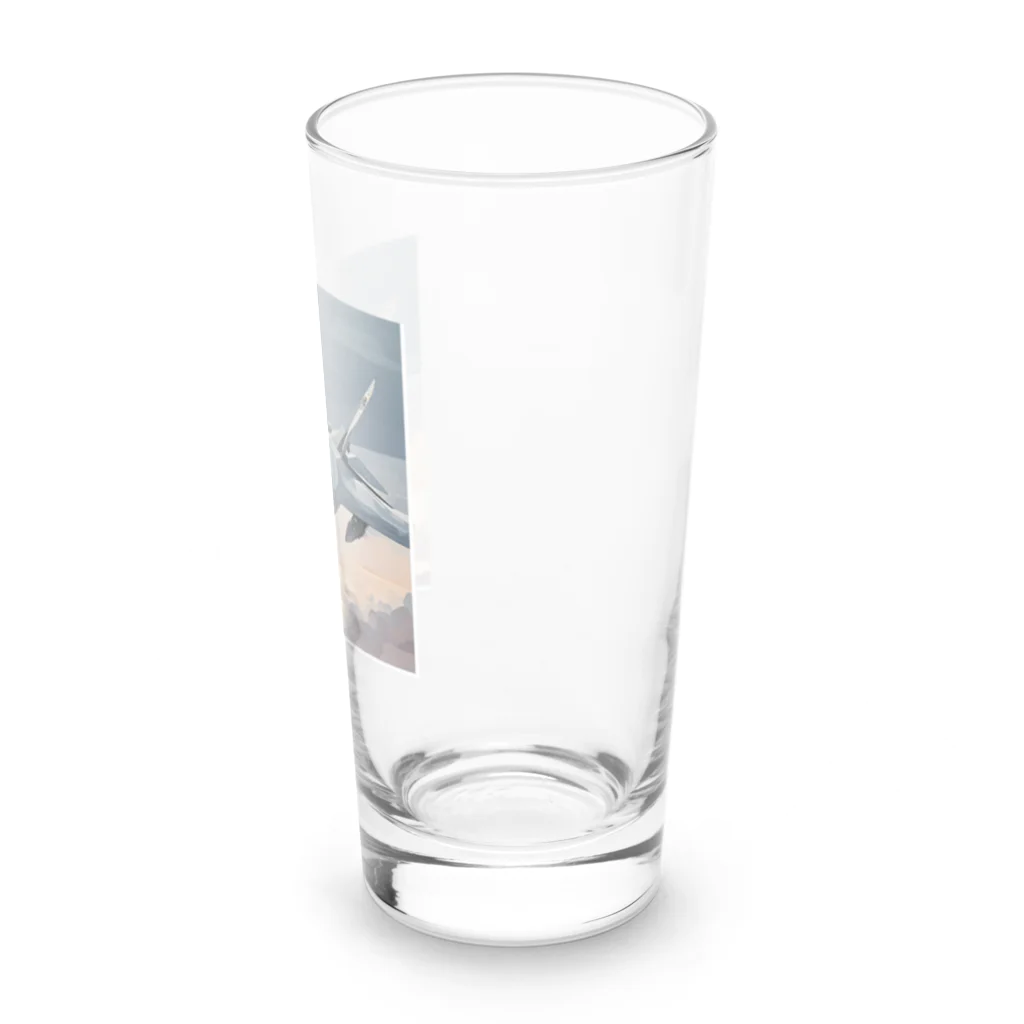 AI Imaginationのスホーイ57のイラストグッズ Long Sized Water Glass :right