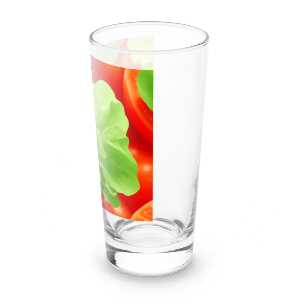 ポンキチはうすのれたすとまと Long Sized Water Glass :right