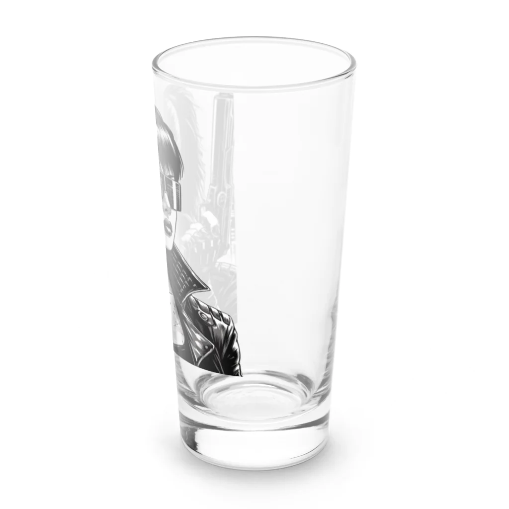 kangekiのサイバーパンクガールNo.8 Long Sized Water Glass :right