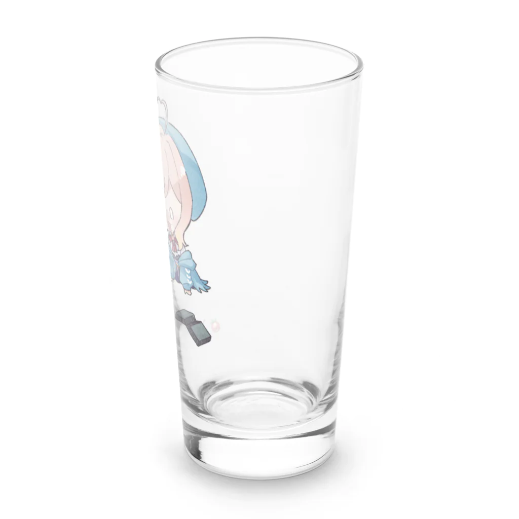 usabit.のぐっず屋さんのトマトぶちまけにゃこ師匠 Long Sized Water Glass :right