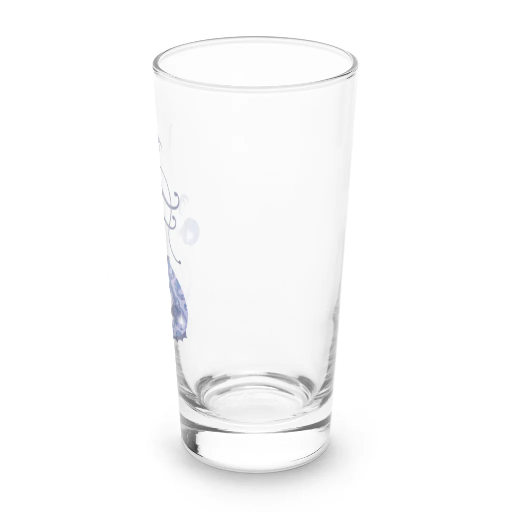 Sparkle＆Artのサファイアドラゴングラス（9月誕生石） Long Sized Water Glass :right