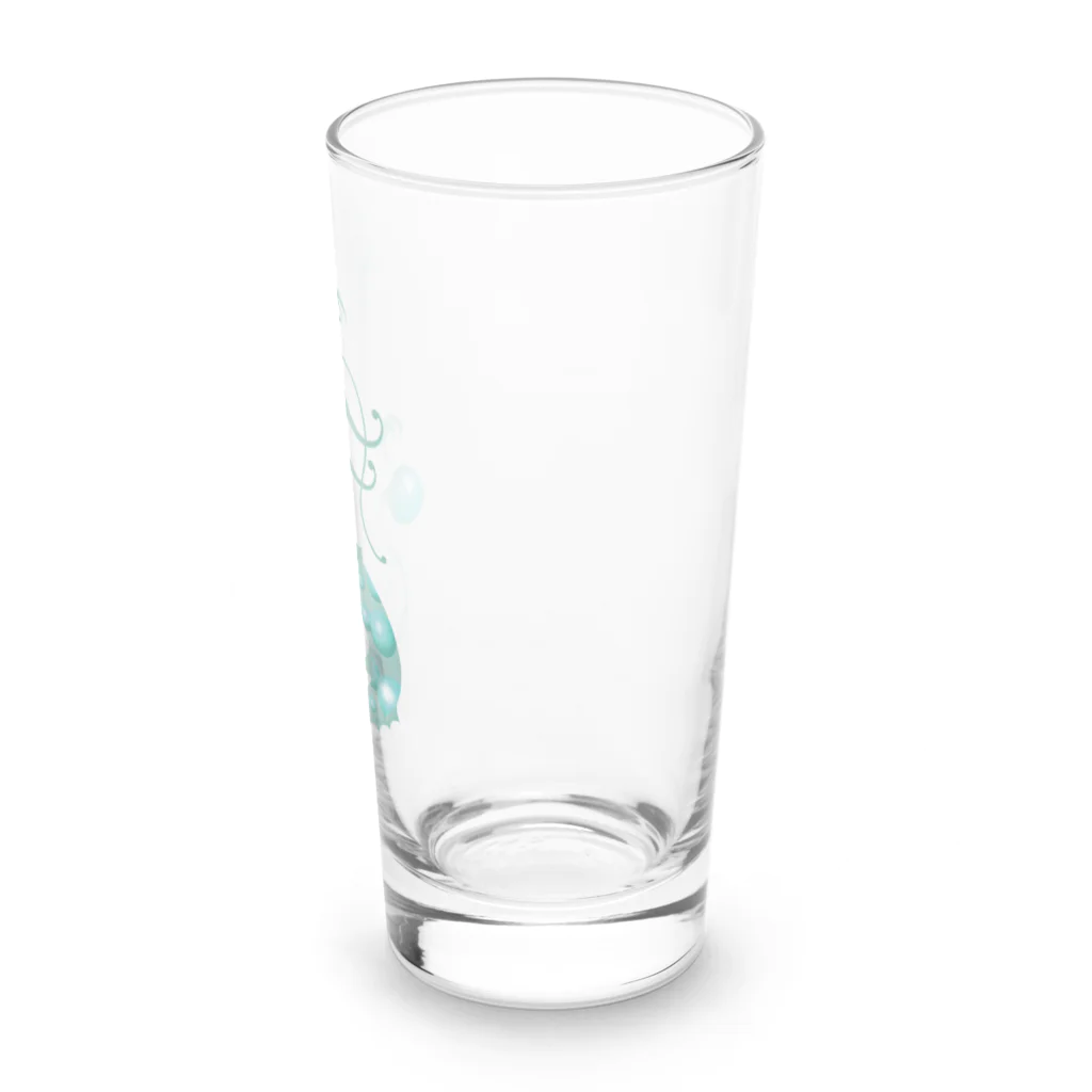 Sparkle＆Artのターコイズドラゴングラス（12月誕生石） Long Sized Water Glass :right