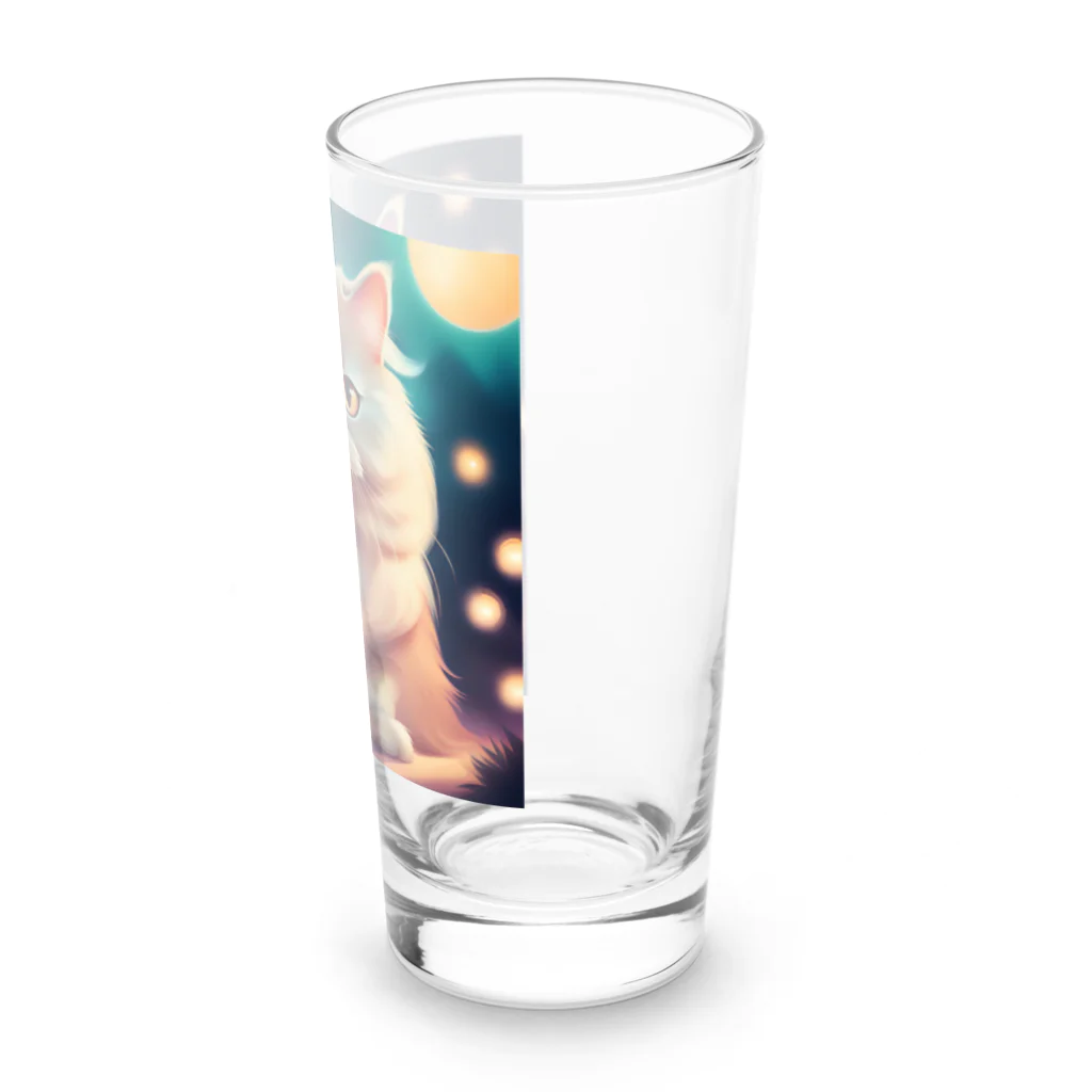 レモングラスのごきげんなペルシャ猫 Long Sized Water Glass :right