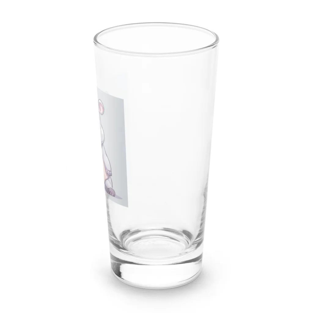 blue sky shopのかわいいカバのグッズ Long Sized Water Glass :right