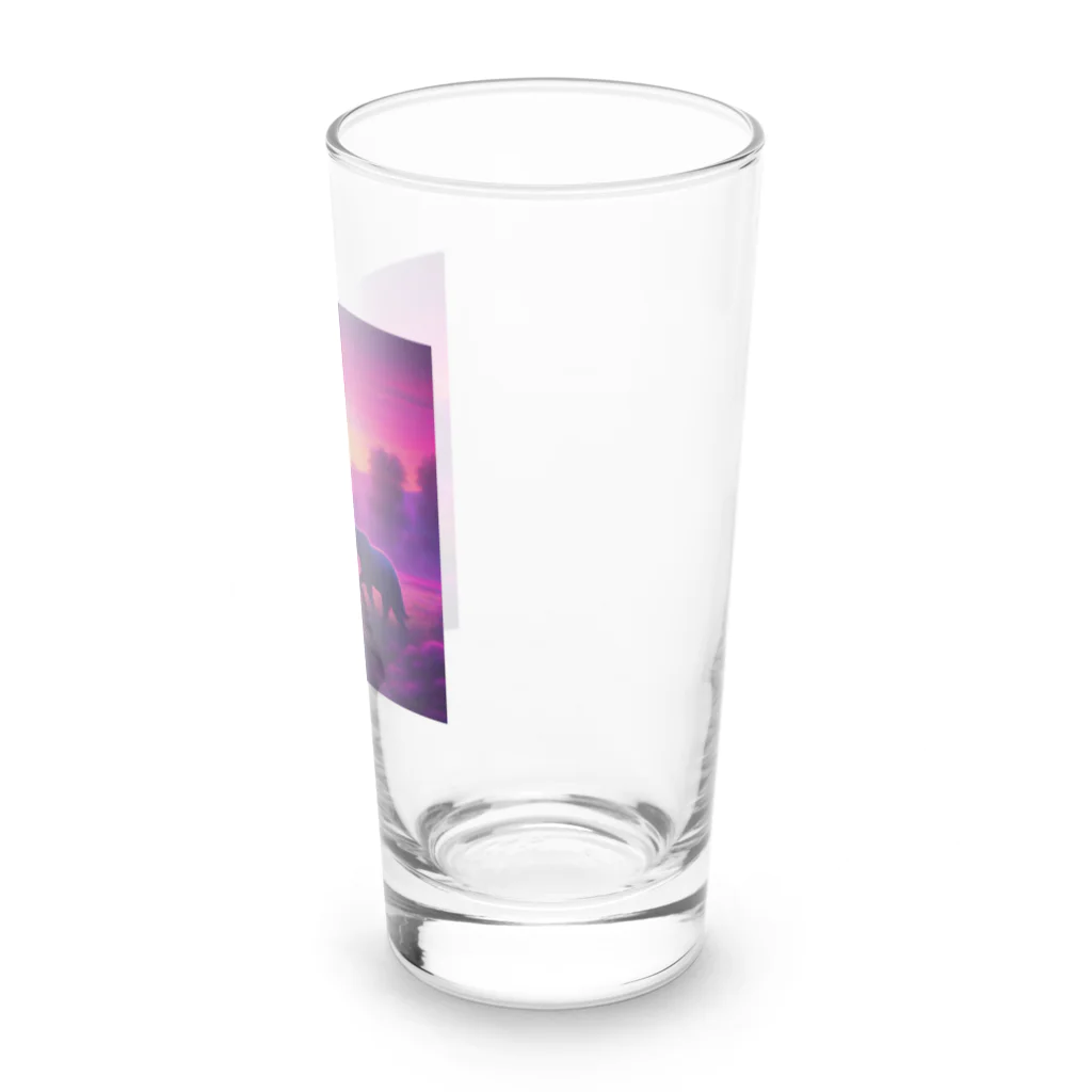 tagosakunの夜明けの草原の舞踏 Long Sized Water Glass :right