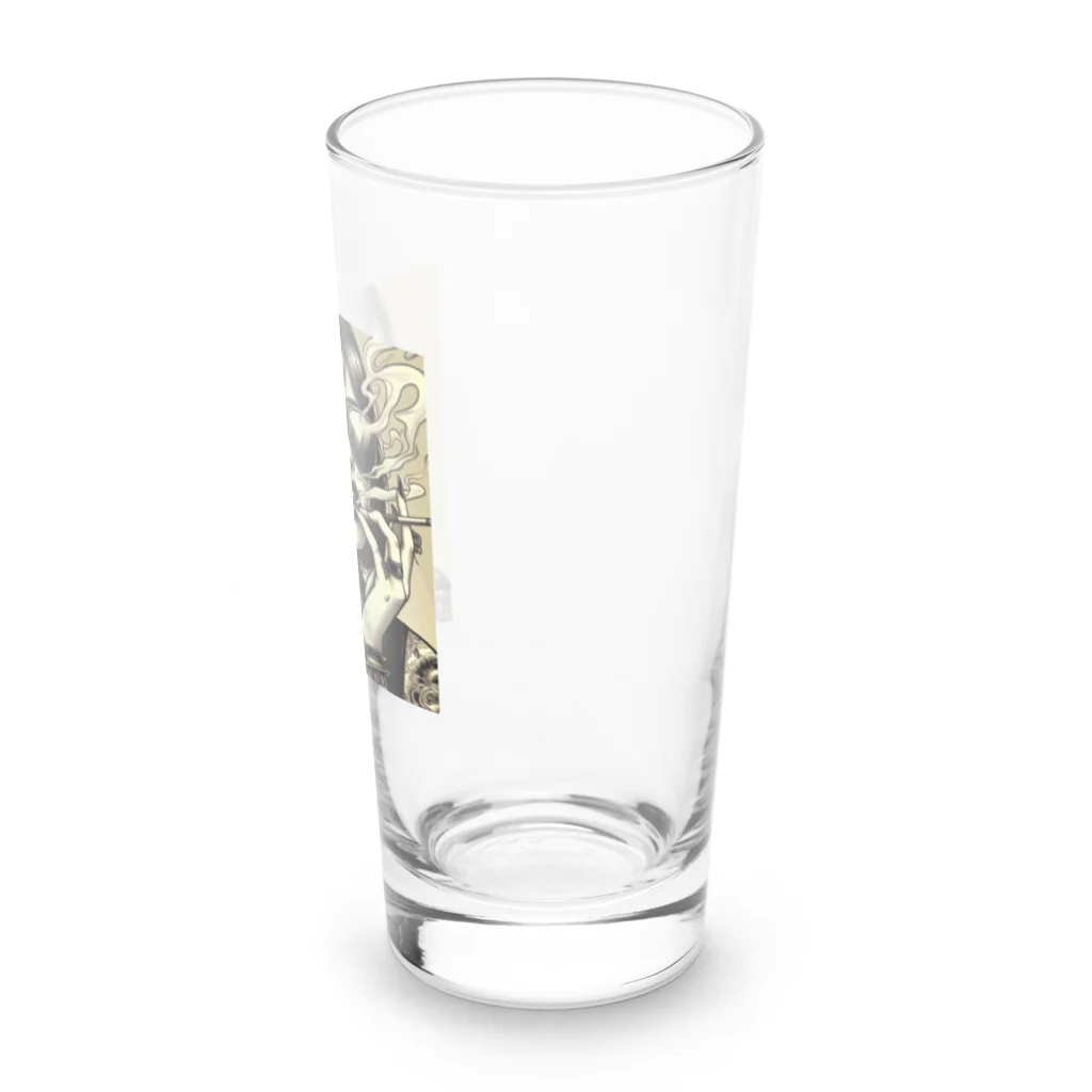 おふざけのパンク女 Long Sized Water Glass :right