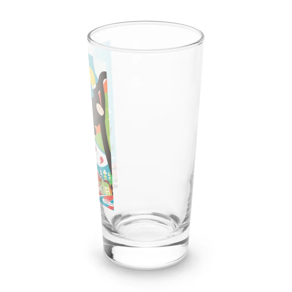 英語deクイズ！の英語deクイズ！アイコンキャラクター Long Sized Water Glass :right