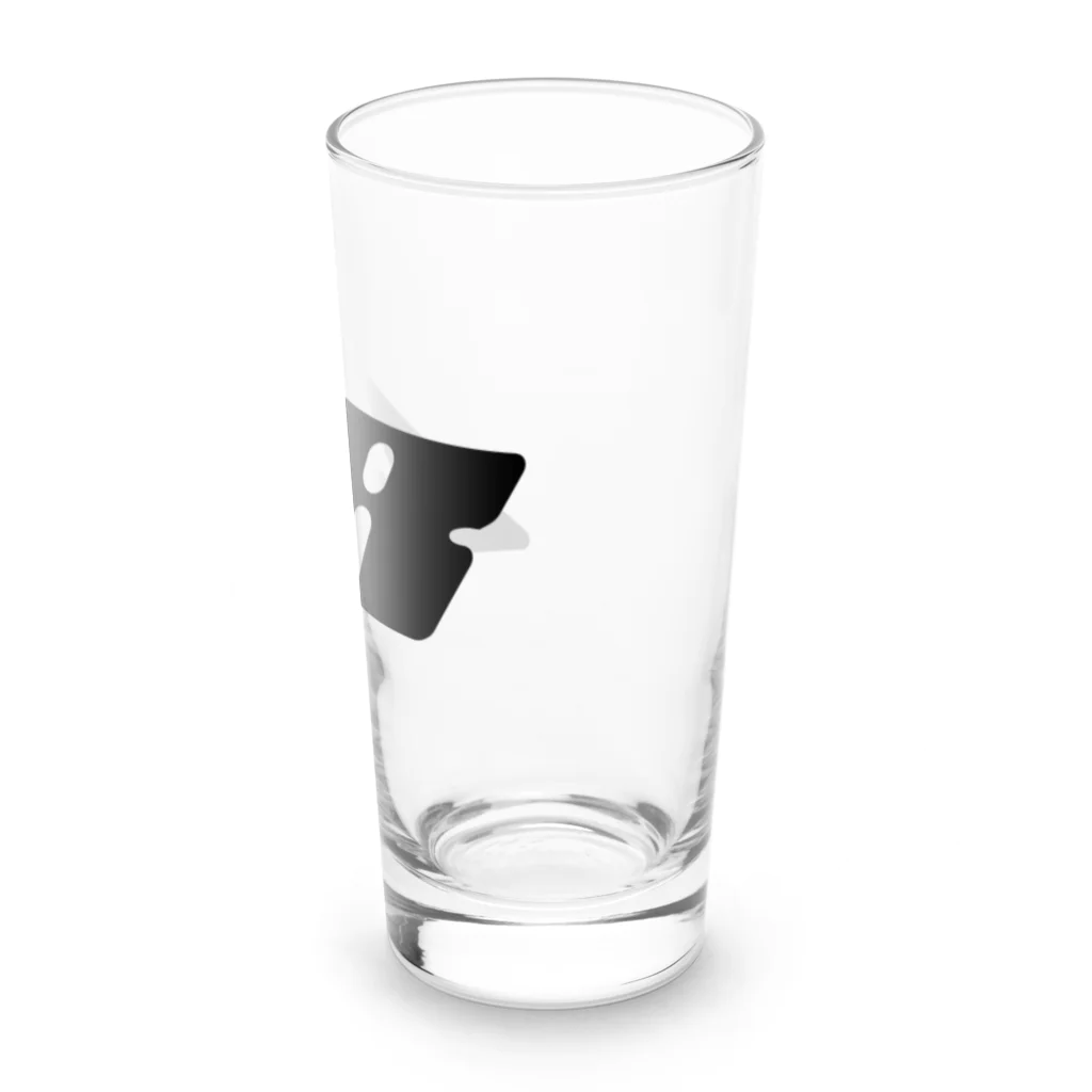 ワンエイトショップの起業18・ロゴBlack Long Sized Water Glass :right