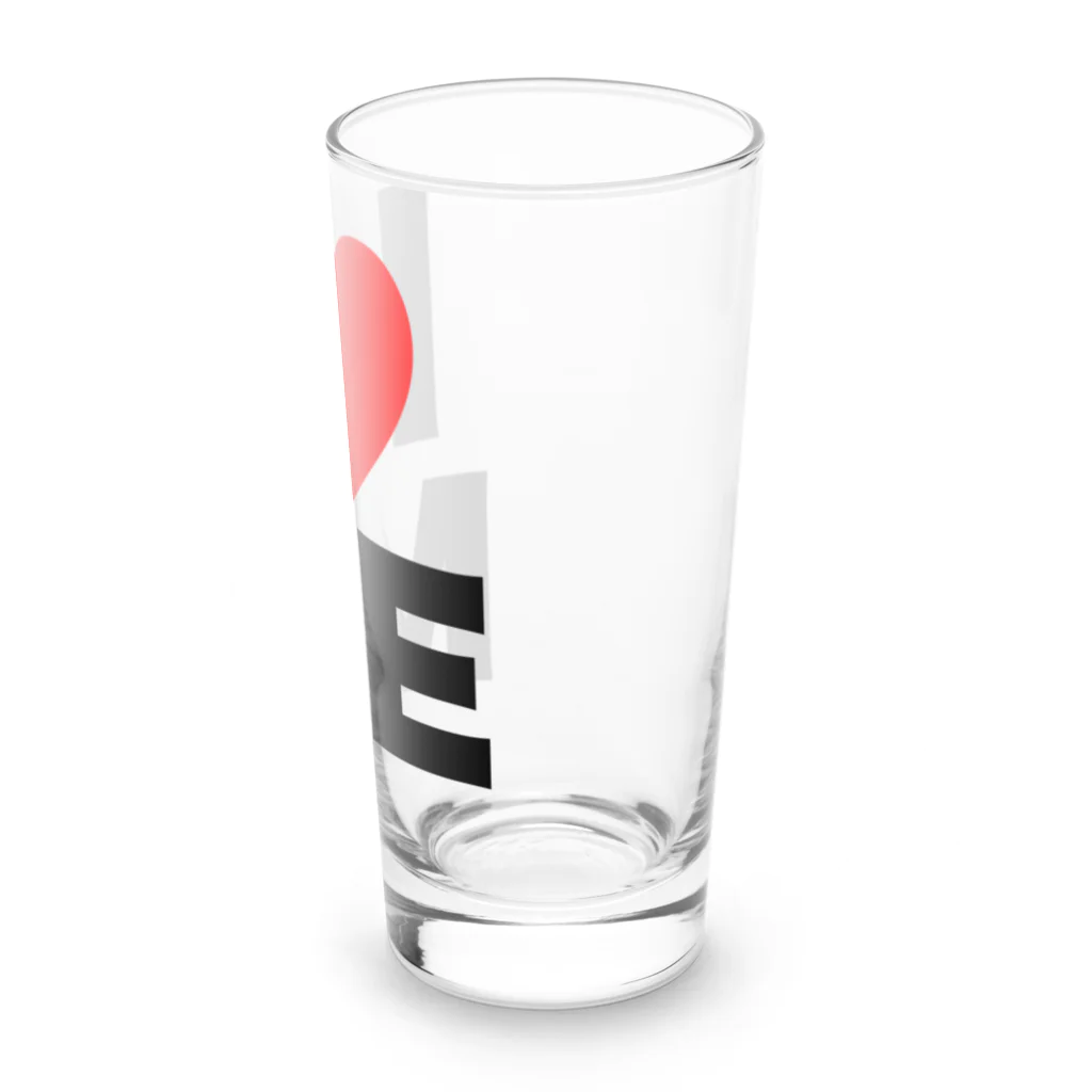 【シリーズ】おもしろ格言ショップの【おふざけシリーズ】I♡ME Long Sized Water Glass :right