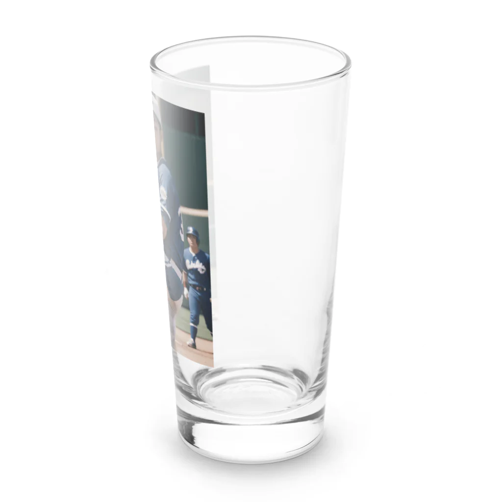 りん　チャンネルのAI野球 Long Sized Water Glass :right