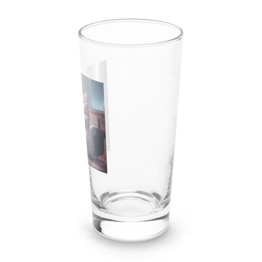 桜猫店-sakuraneko-のチビちゃん Long Sized Water Glass :right