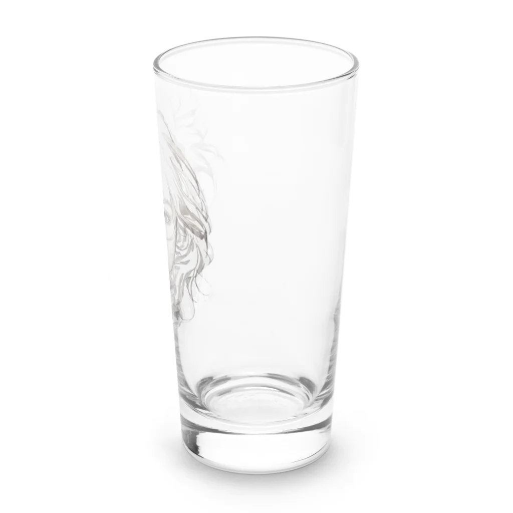 fashion-forwardのエロカッコイイ女性 Long Sized Water Glass :right