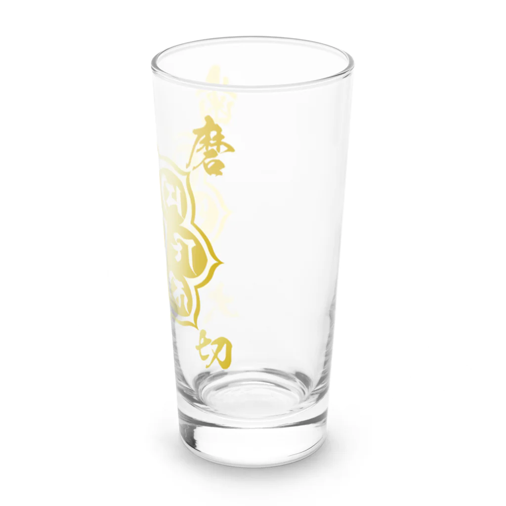 雁花工房（寄付アイテム販売中です）の歯磨き大切（梵字） Long Sized Water Glass :right