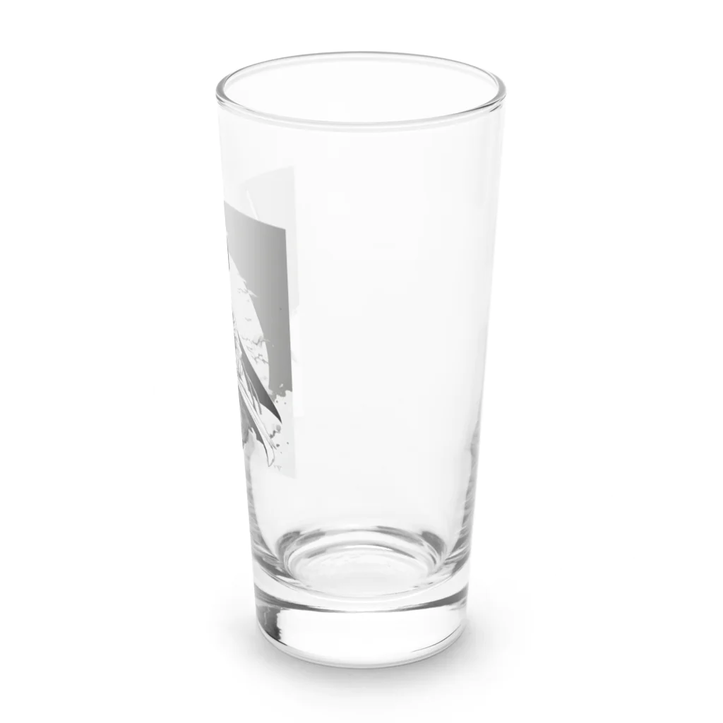 にんにんにんじゃのベテラン忍者のグッズ Long Sized Water Glass :right