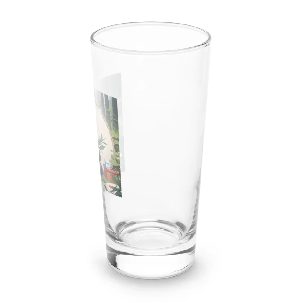 harusan29のパンダエコワリアン: リサイクルやエコ活動を促進する可愛いパンダ  Long Sized Water Glass :right