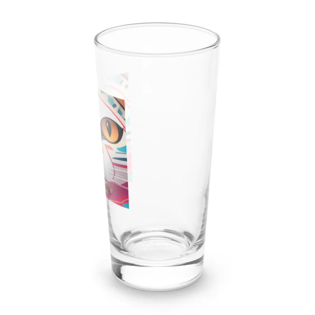 ぎゃんぶるにゃんこのキングにゃんこ様 Long Sized Water Glass :right