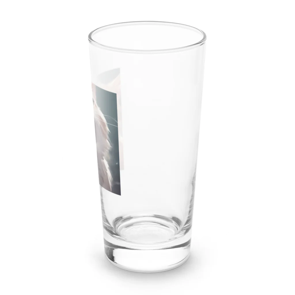 oekakishopのシャーッする猫 Long Sized Water Glass :right