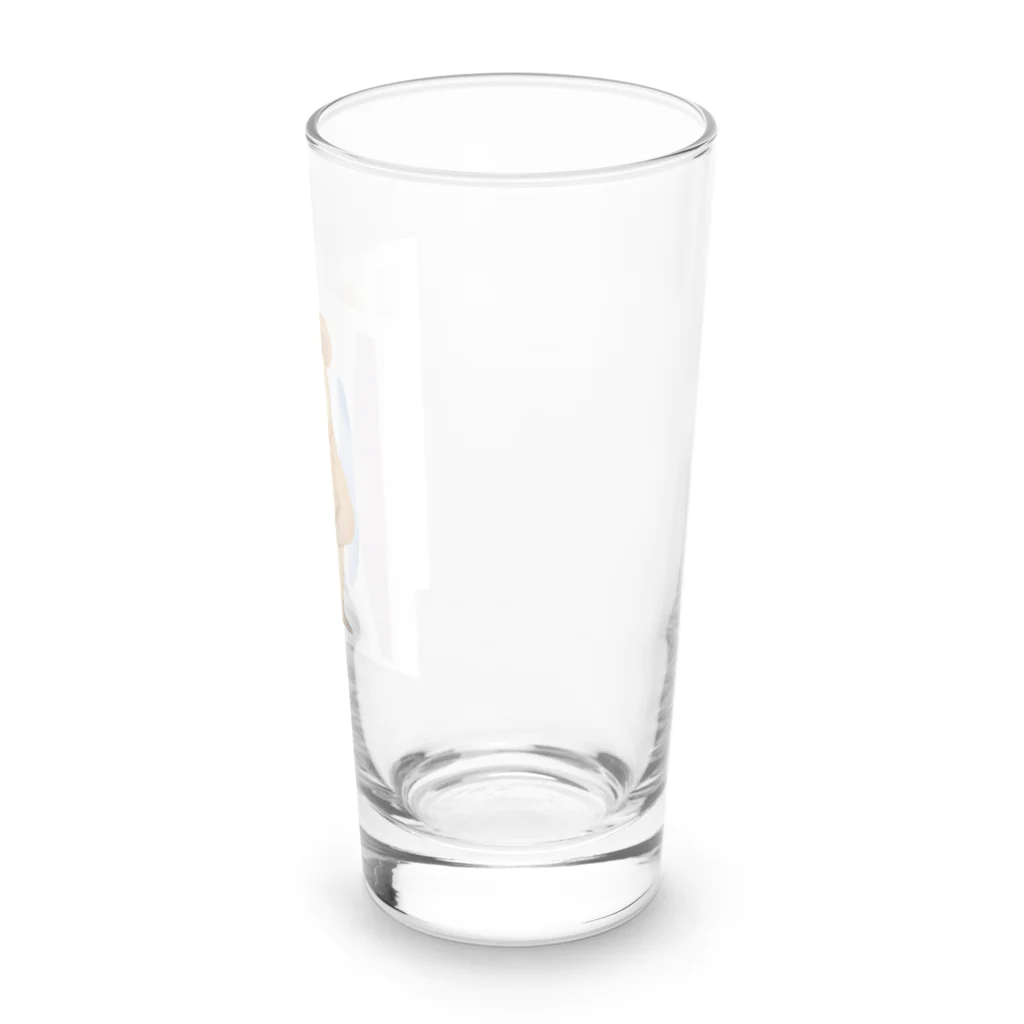 さとうさしみ。のメガネっクマ② Long Sized Water Glass :right