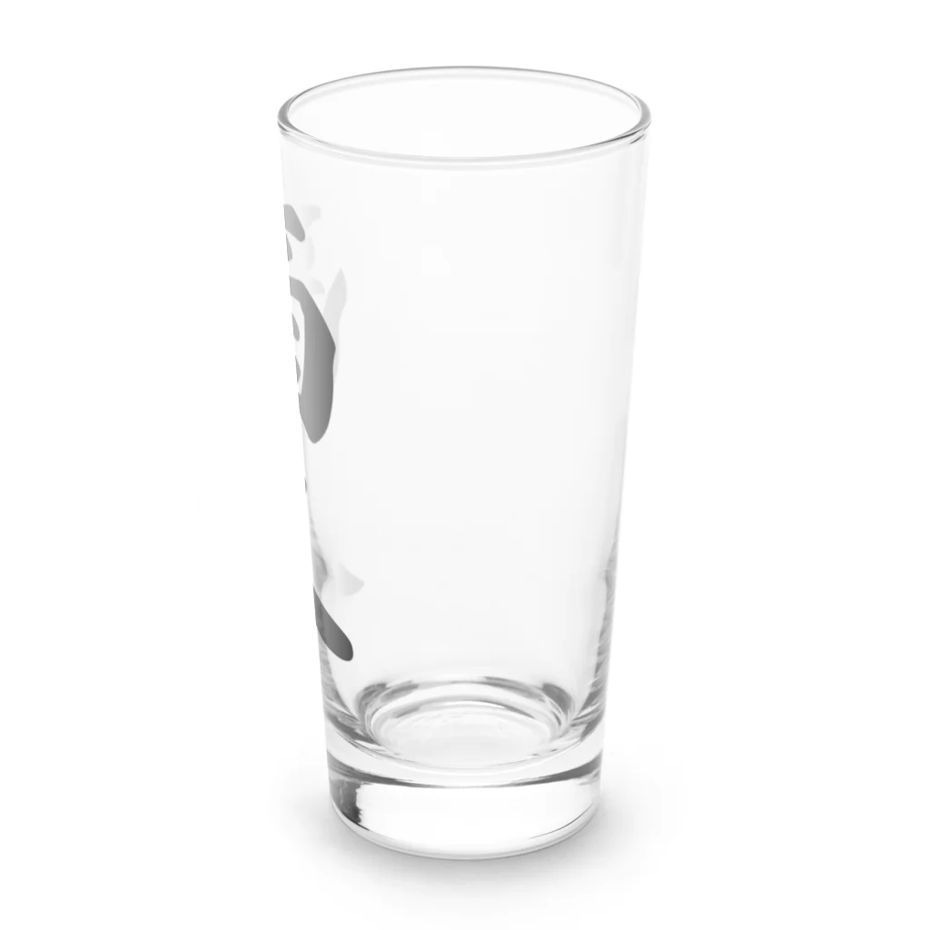 着る文字屋の商人 Long Sized Water Glass :right