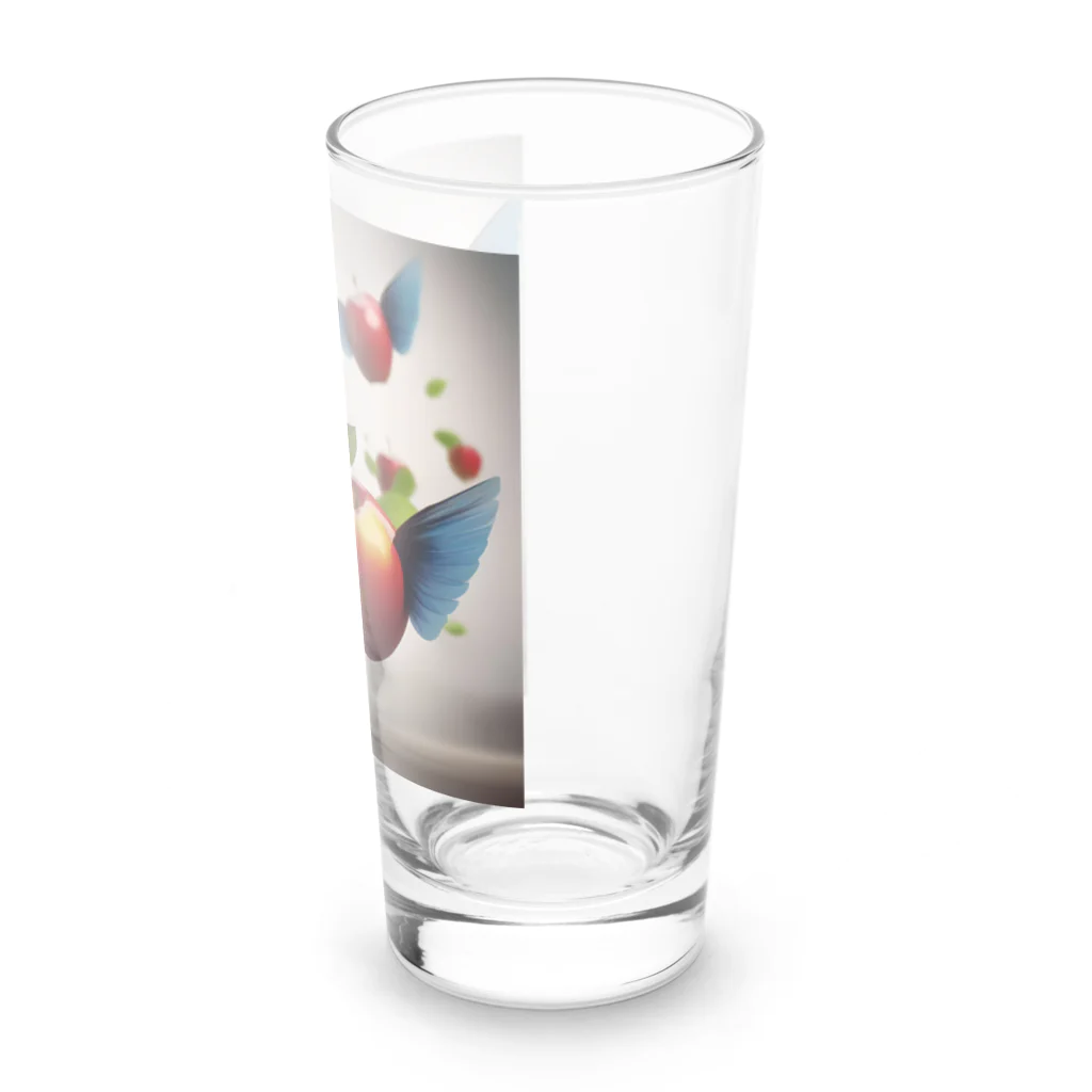 gulbisのお守りりんご Long Sized Water Glass :right