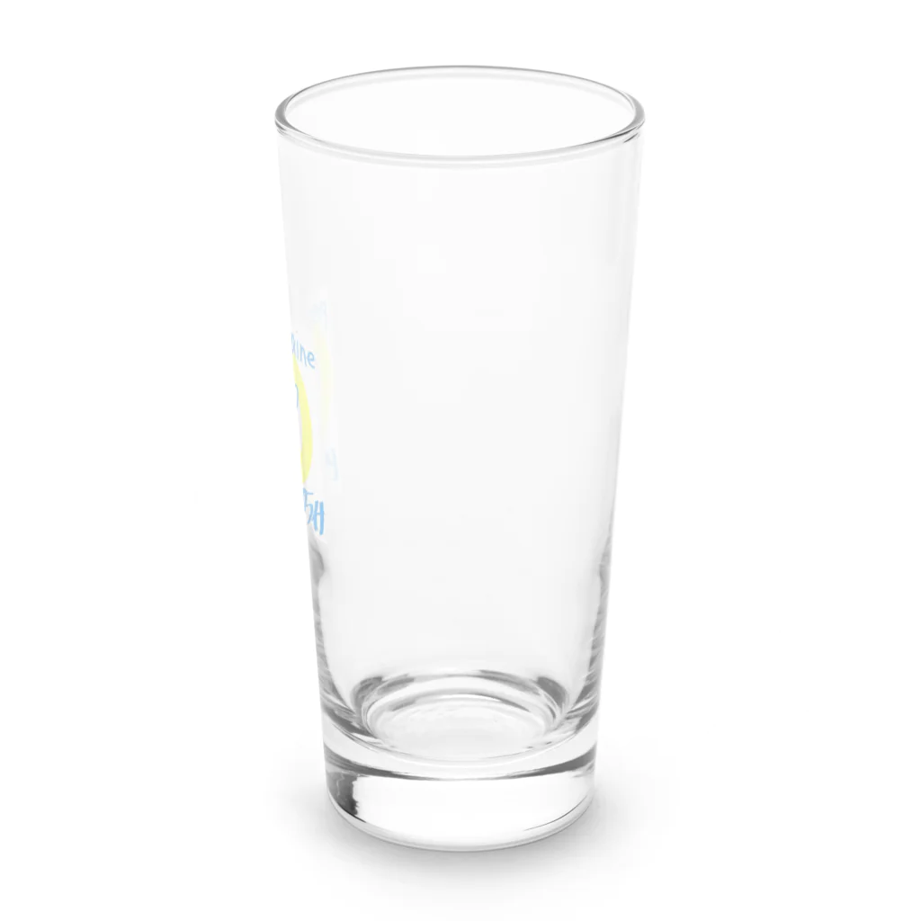 ピース フォー ウクライナのウクライナちゃん Long Sized Water Glass :right