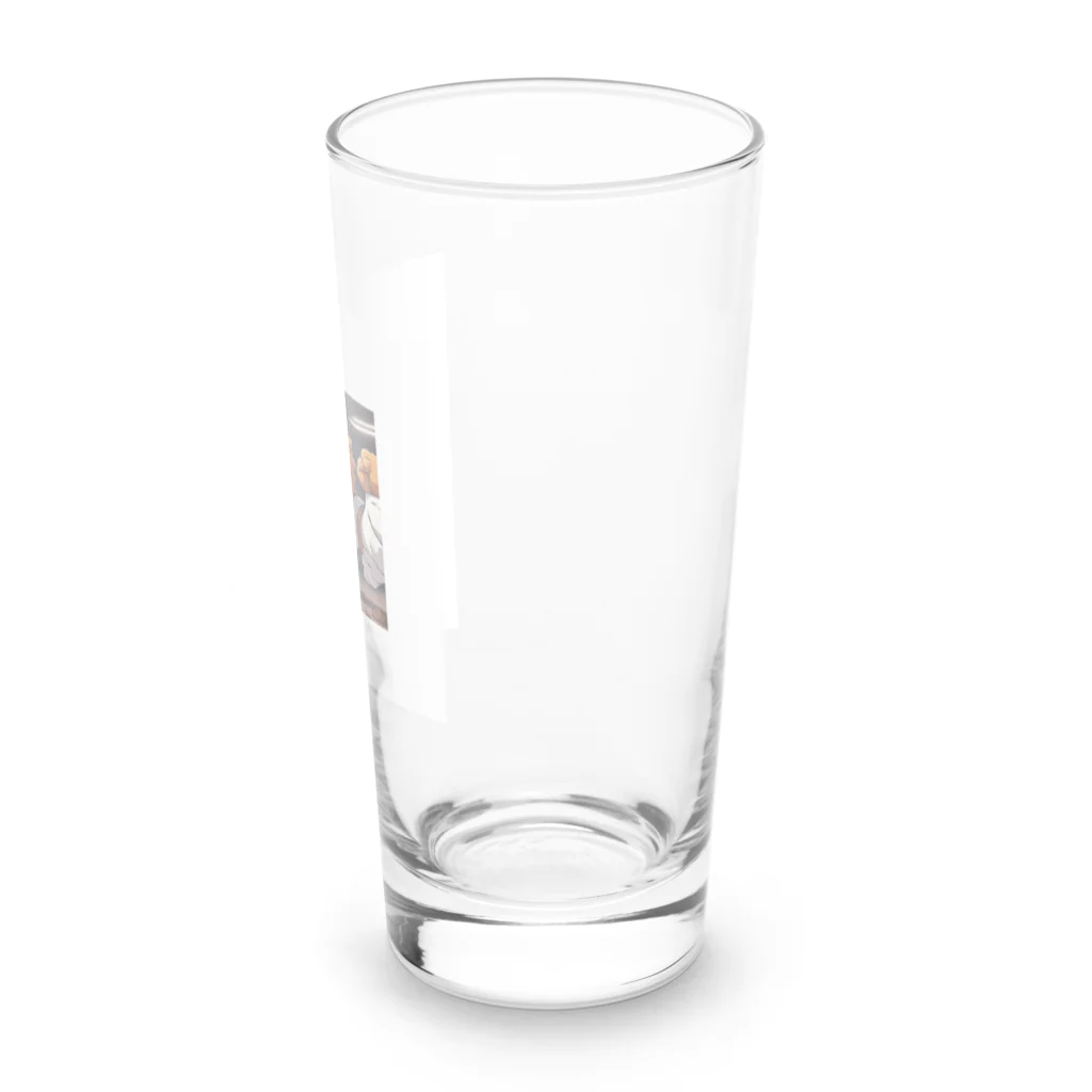 パパショップのむきむき鳥 Long Sized Water Glass :right