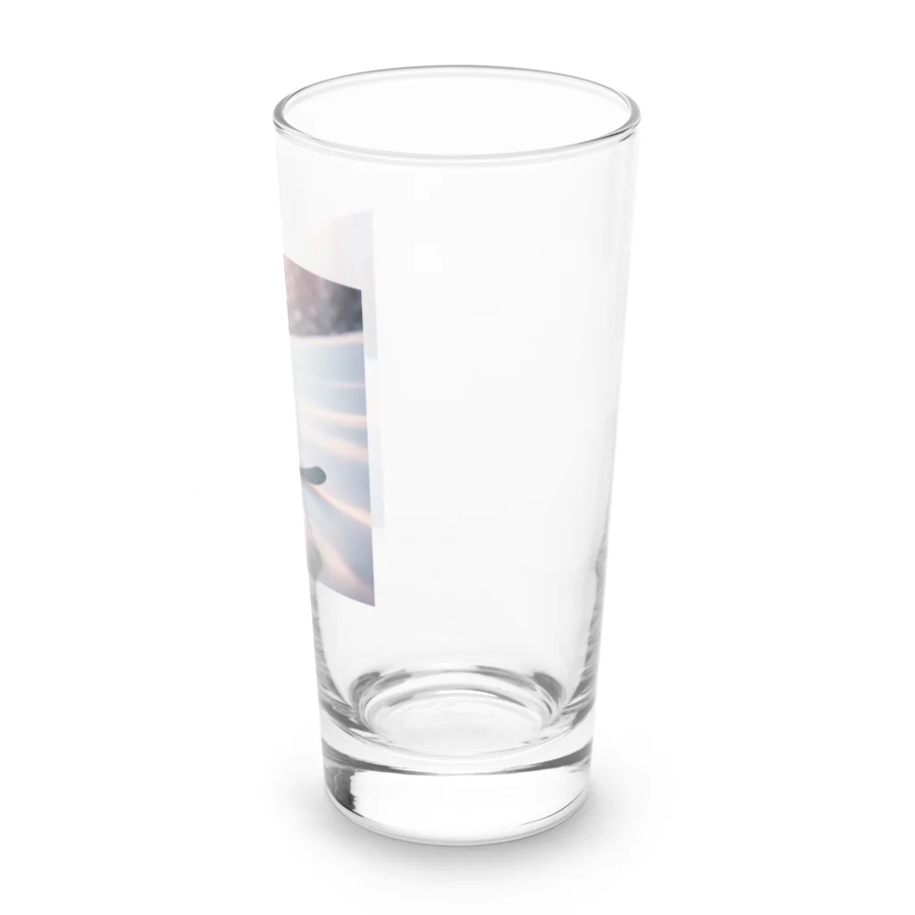 peinto888のスキーうさちゃん Long Sized Water Glass :right