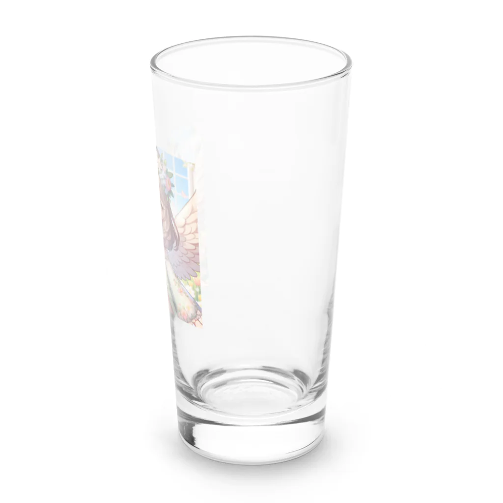 the blue seasonの春の使者：花冠を纏う天使の微笑み Long Sized Water Glass :right