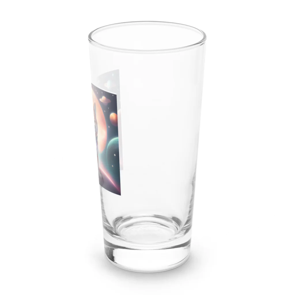  ★Chop chop shoP★の宇宙柴犬 Long Sized Water Glass :right