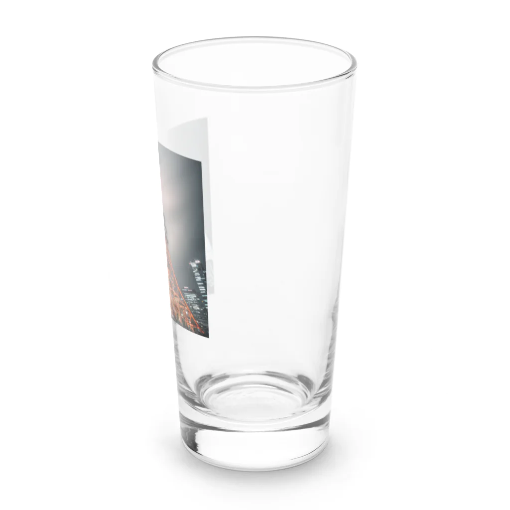 Pekotaroの電波塔 Long Sized Water Glass :right