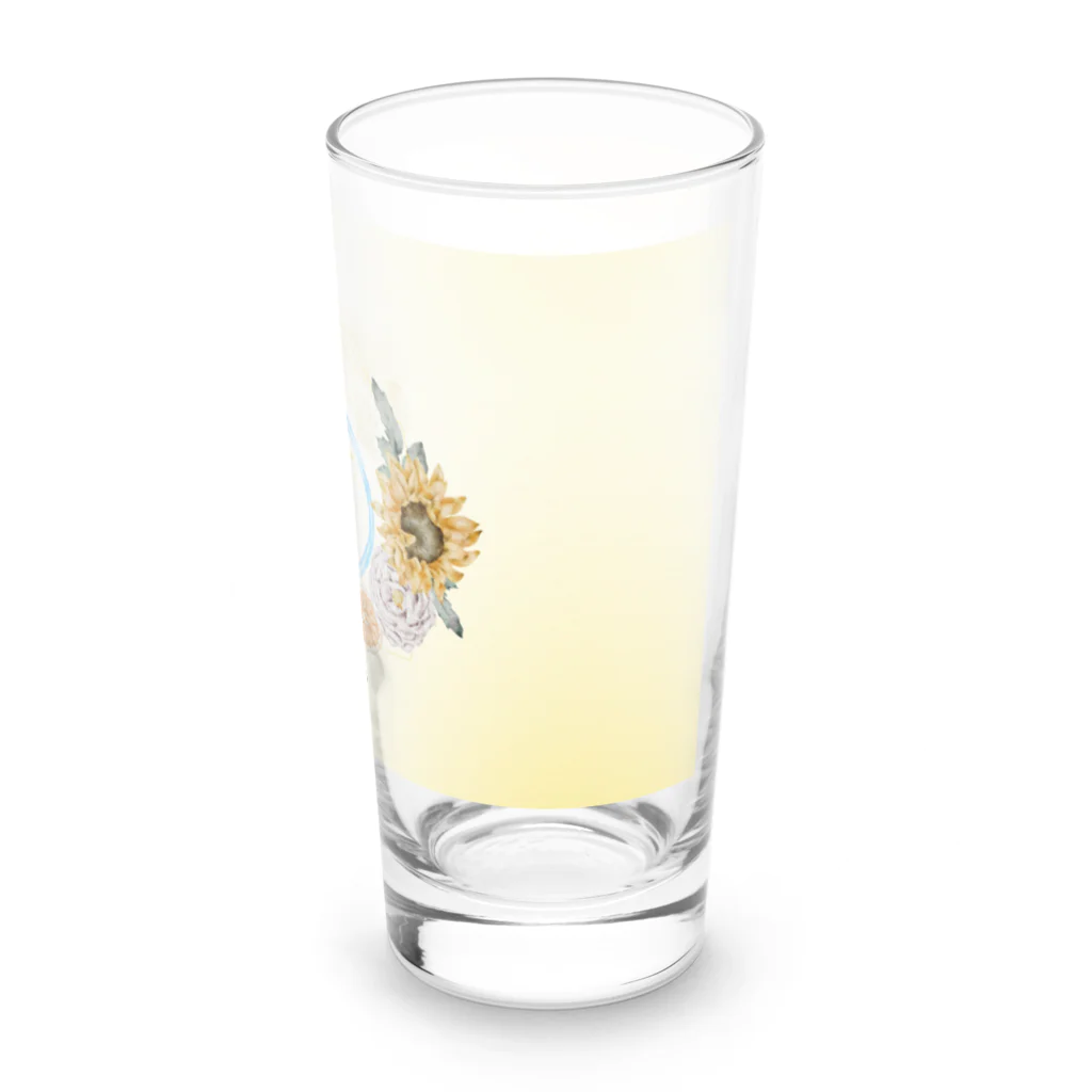 latitudeのひまわりの妖精(横長) Long Sized Water Glass :right