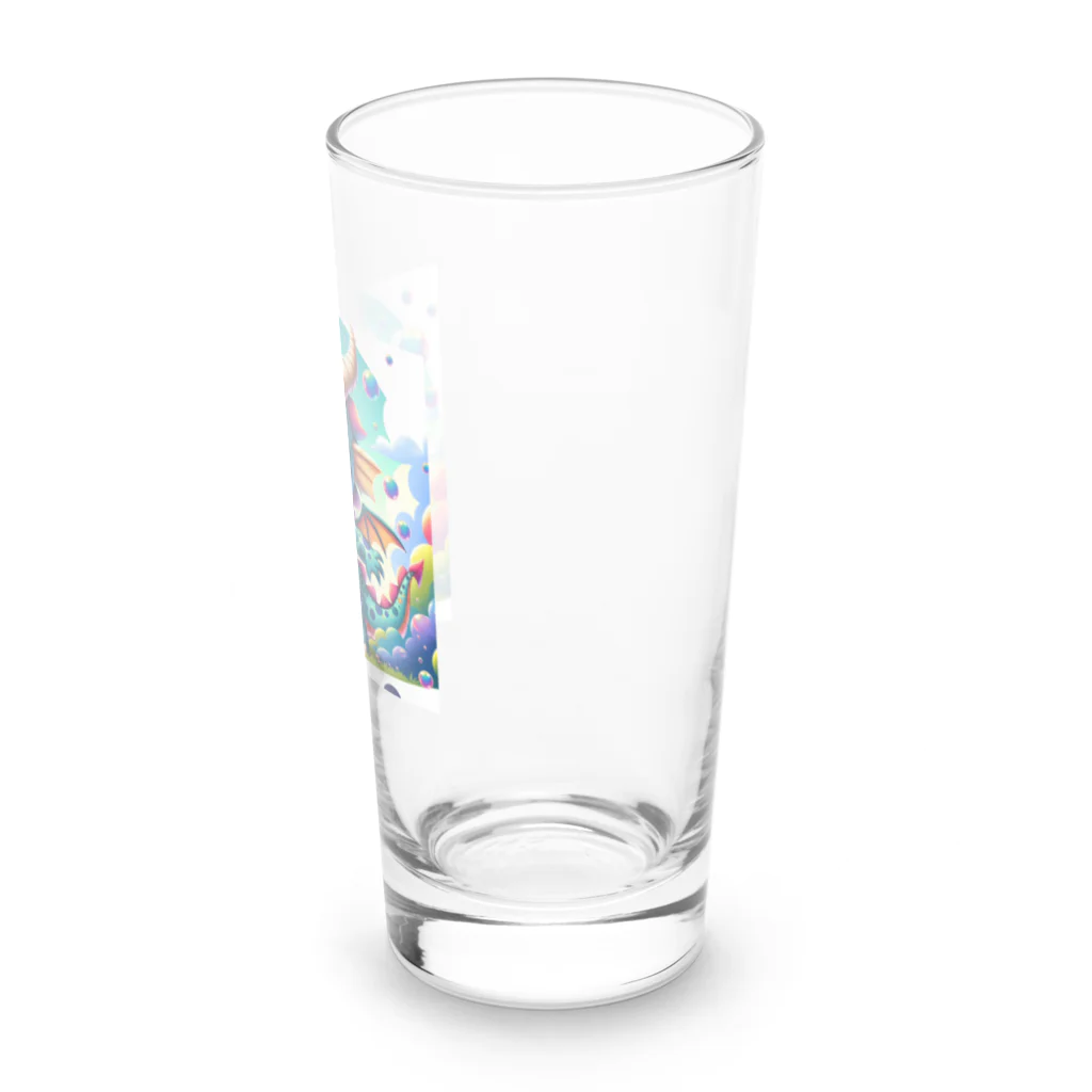 可愛らしいドラゴンのイラストグッズ店のドラゴンモンスター Long Sized Water Glass :right