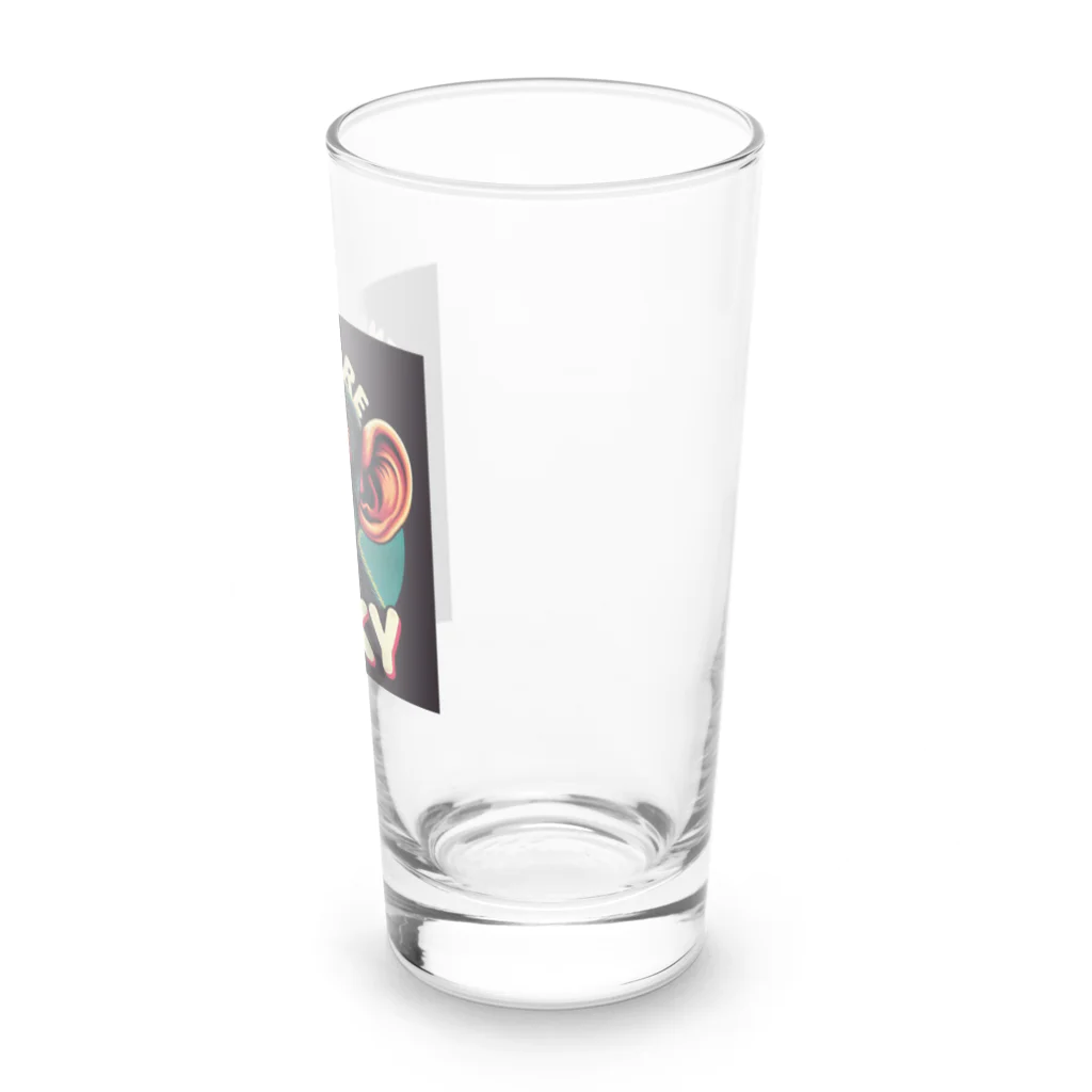 k.a.u.j.7のFUNKYなサルが登場 Long Sized Water Glass :right