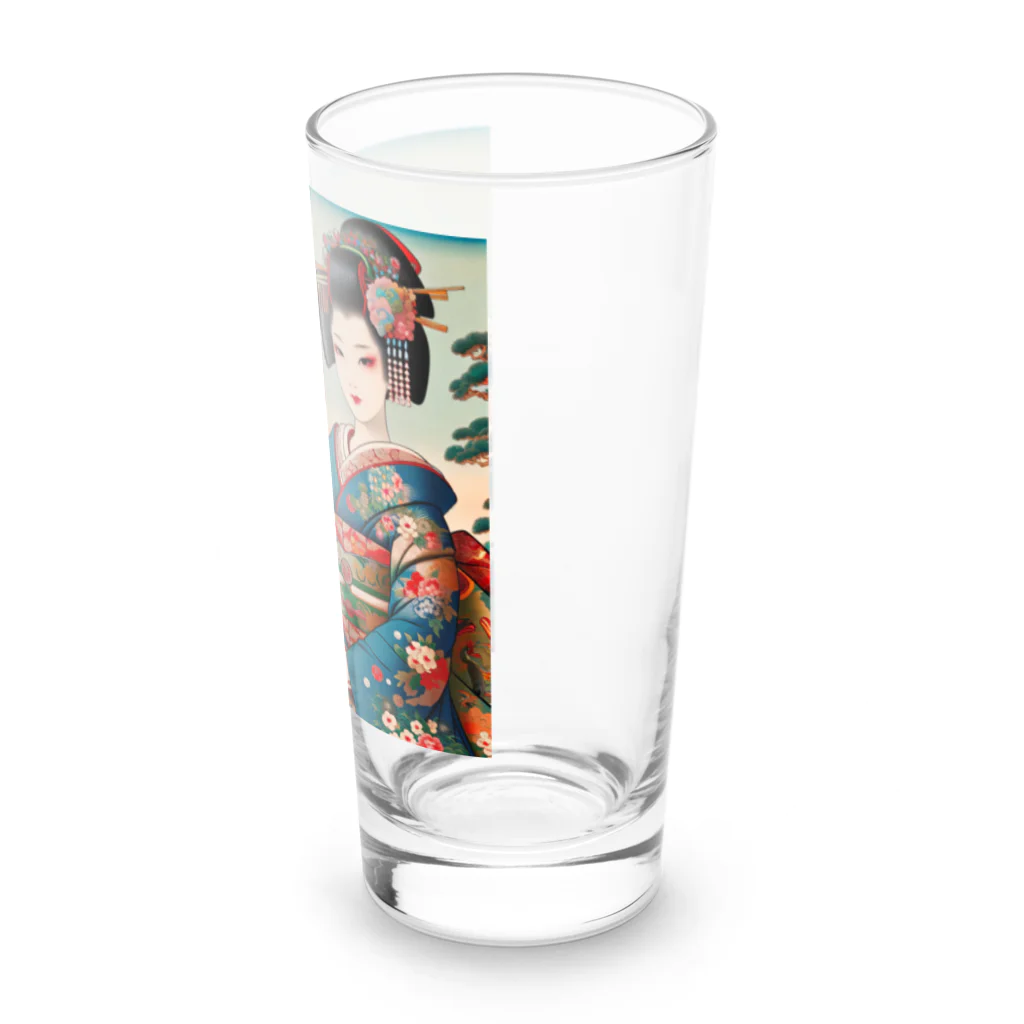 manyou-lab_Ukiyo-eの浮世絵 美人画 Ukiyoe beauty painting [UB-DL-SR001-0005] Long Sized Water Glass :right