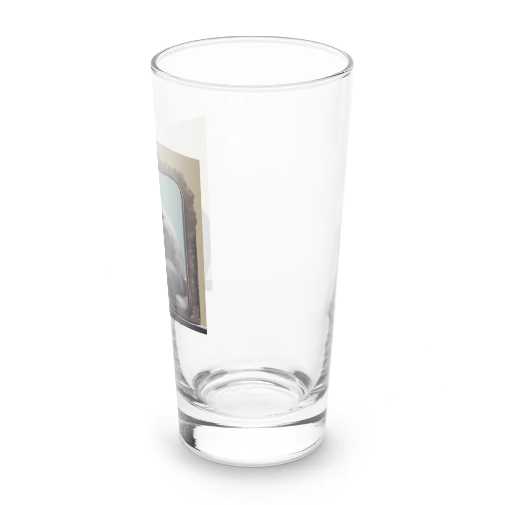 studioCHARGEの鏡に映るゴリラ Long Sized Water Glass :right