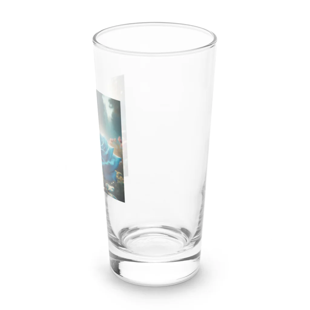 ANTARESの青い薔薇　あさひ Long Sized Water Glass :right