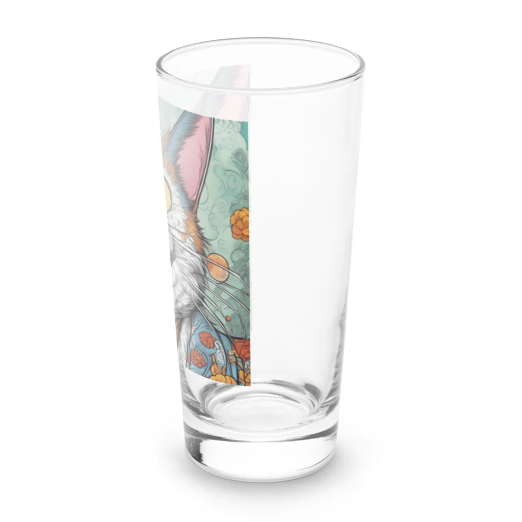 washi-and-washichanのゲス猫 Long Sized Water Glass :right