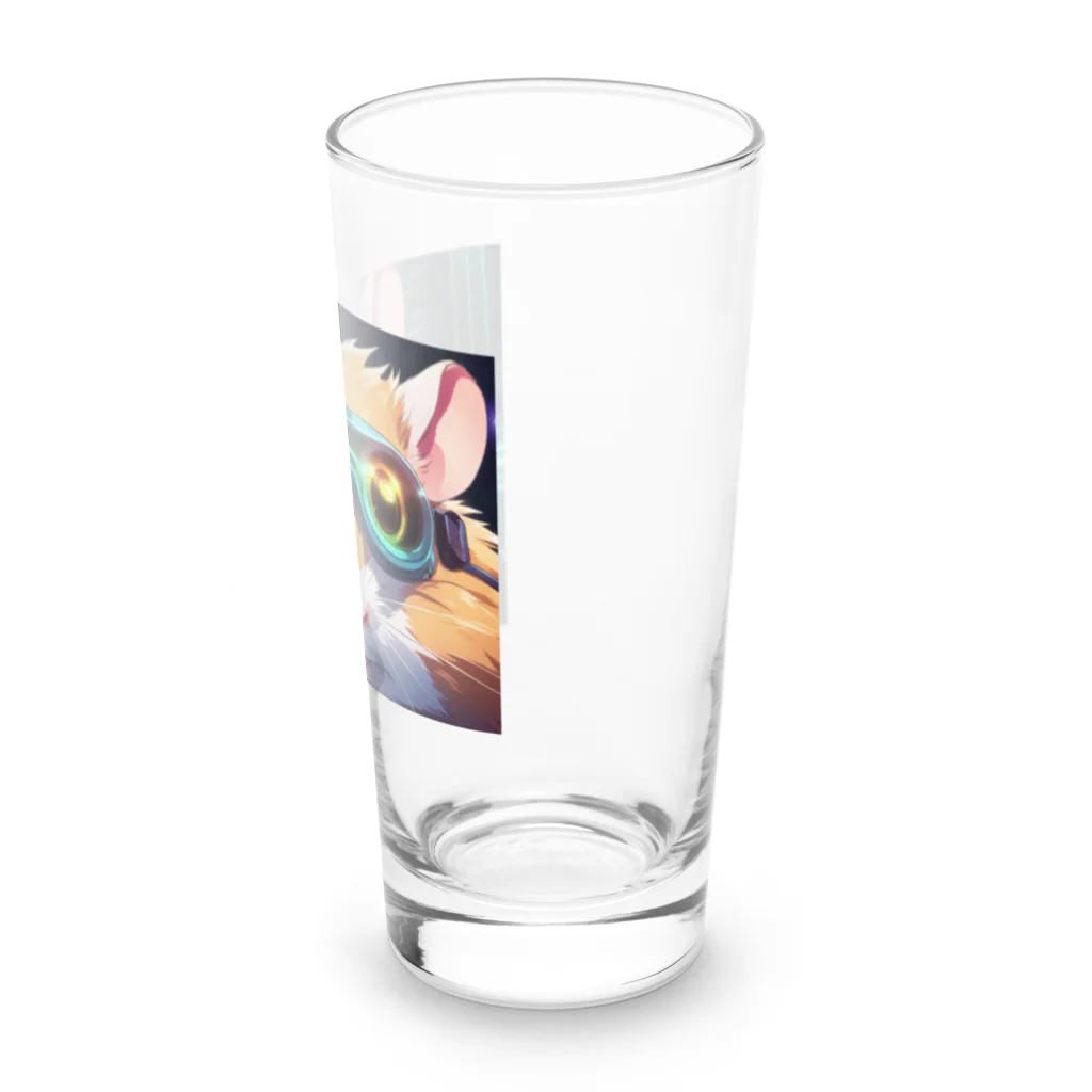 usubokeの「夢のような夜の世界、ハムスターのアニメチックな冒険！」 Long Sized Water Glass :right