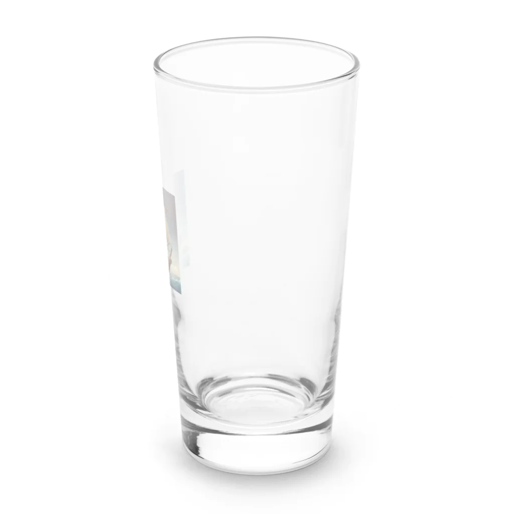 にんにんにんじゃの熊海賊 Long Sized Water Glass :right