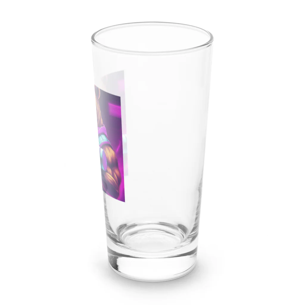 white-Stoneのフィットネスベア Long Sized Water Glass :right