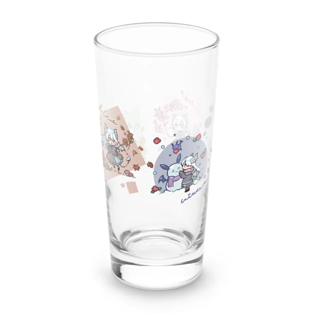 しろあくまショップの四季を楽しむろき Long Sized Water Glass :right