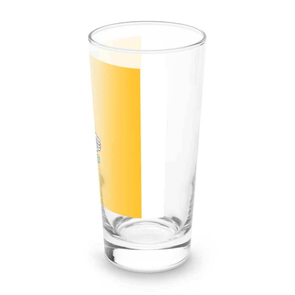 anco91　フレンチブルドックのぽつん Long Sized Water Glass :right