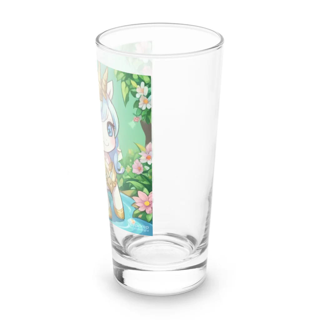 karekore_のかわいいユニコーンのみこ Long Sized Water Glass :right